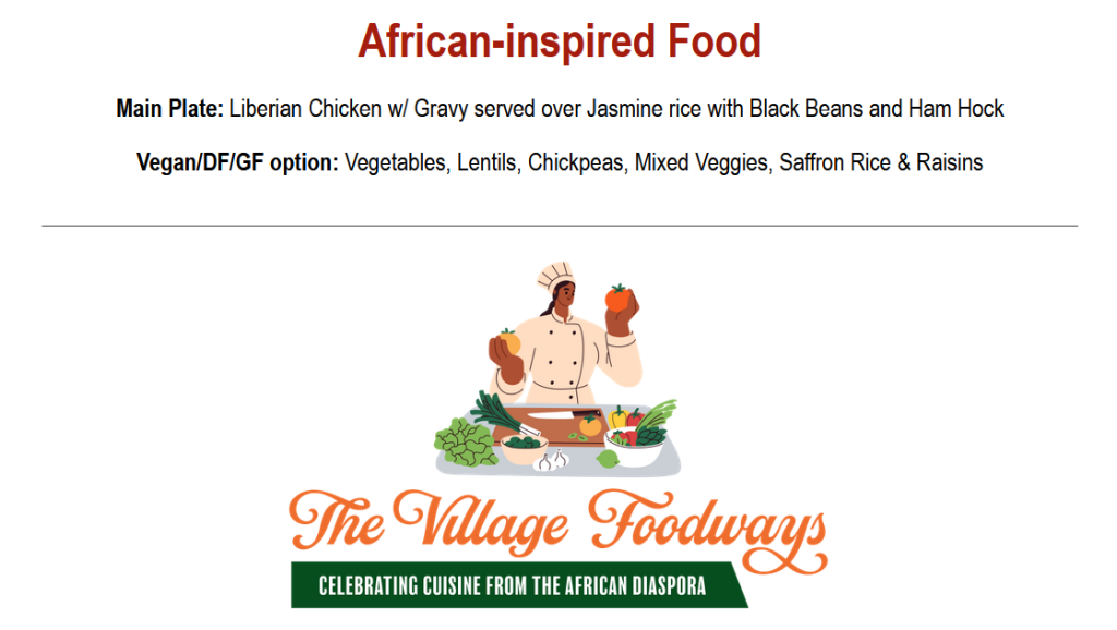 2 African inspired food